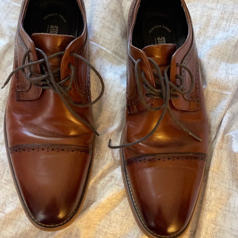 Leather dress shoes